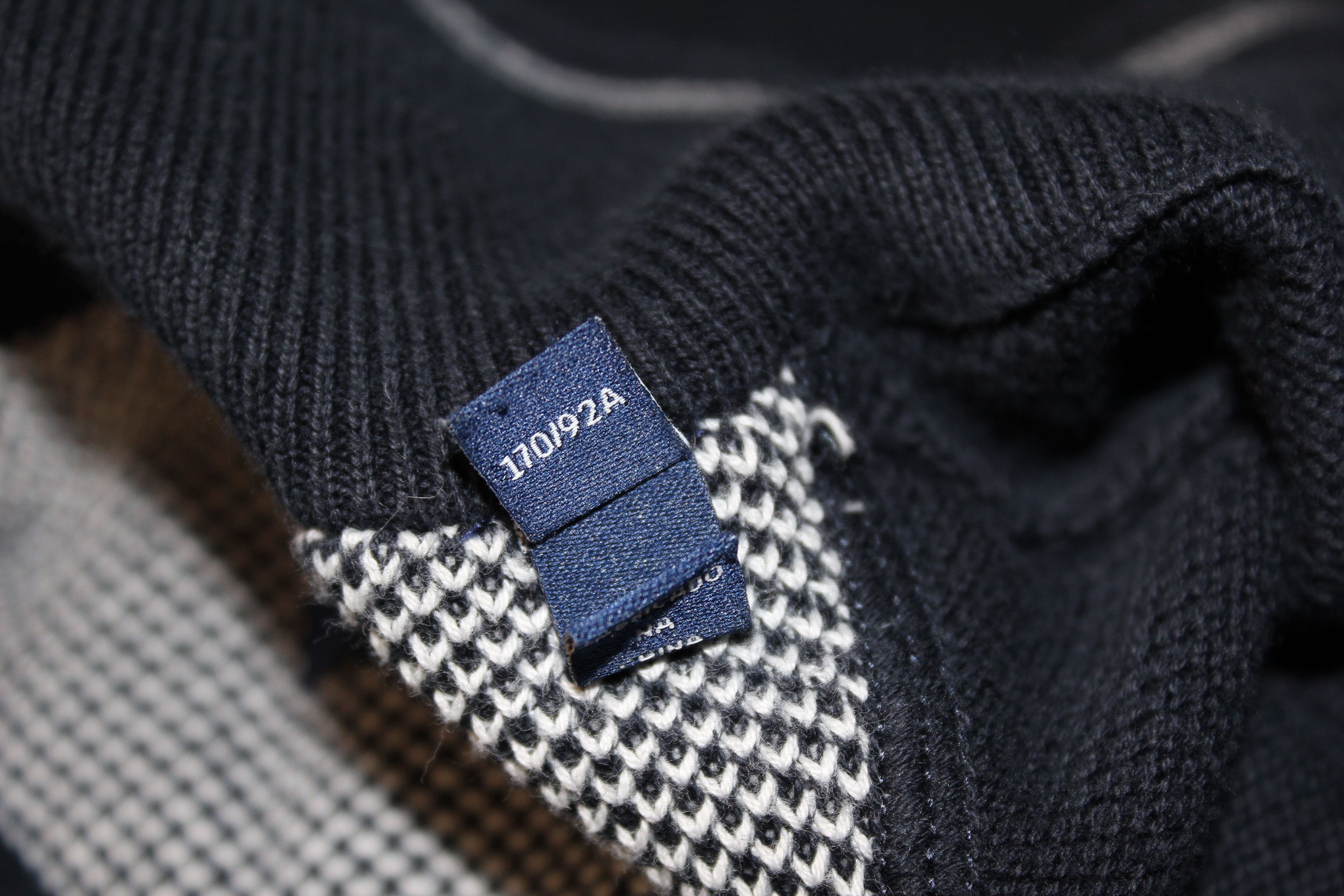Gant Men's Gant Zip Neck Blue Cotton Jumper Size M Size US M / EU 48-50 / 2 - 8 Thumbnail