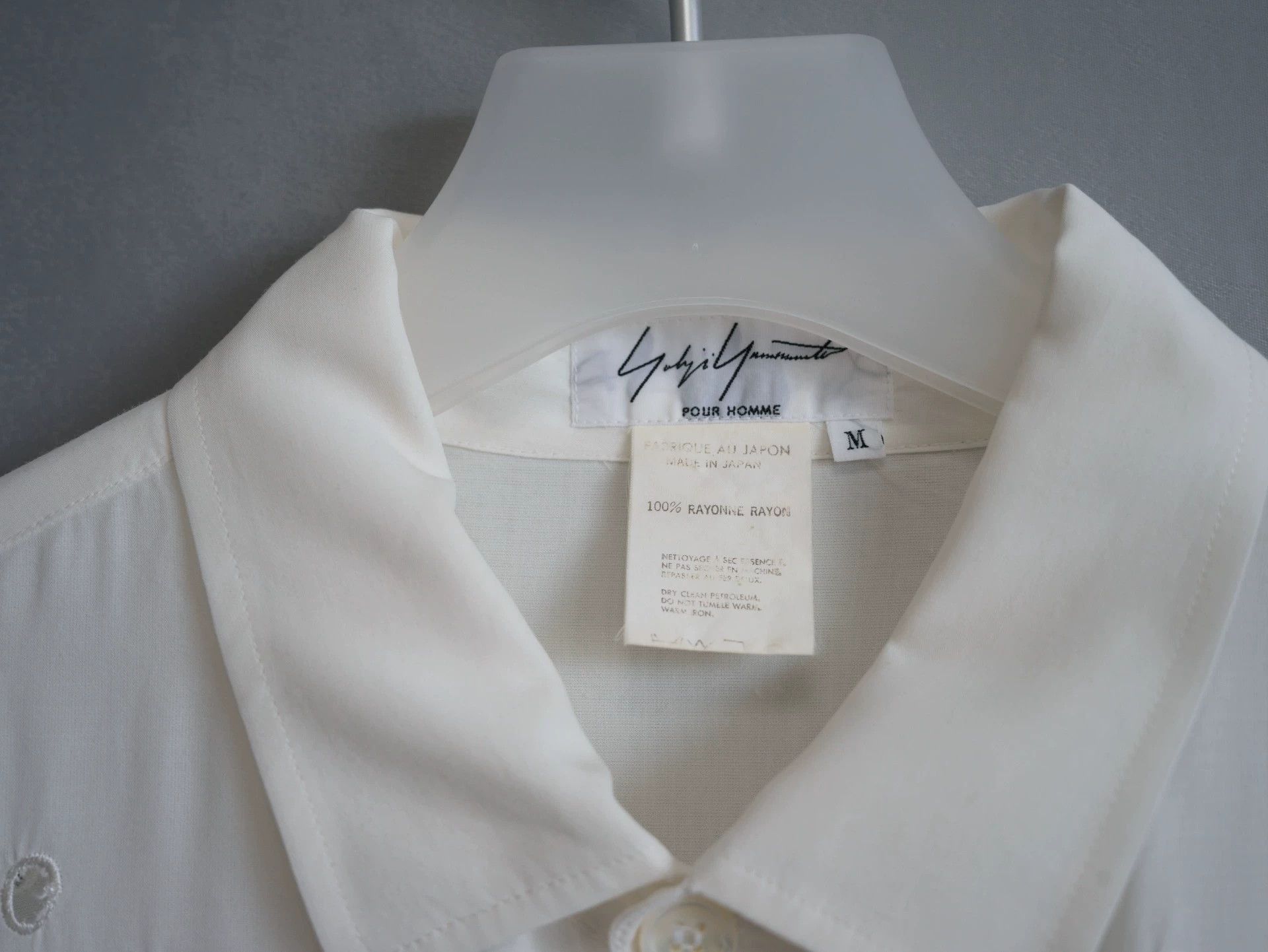 Yohji Yamamoto Yohji Yamamoto 92SS Bullet Hole Cutout Shirt Size US M / EU 48-50 / 2 - 7 Thumbnail