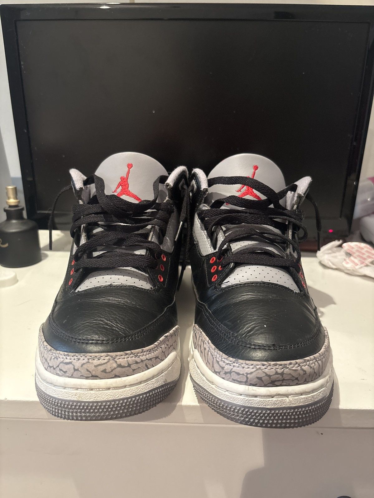 Jordan Brand Jordan 3 black cements Size US 10.5 / EU 43-44 - 6 Thumbnail