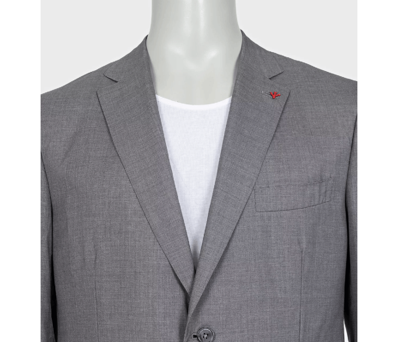 Isaia Isaia men’s gray wool & silk suit Size 54R - 6 Thumbnail
