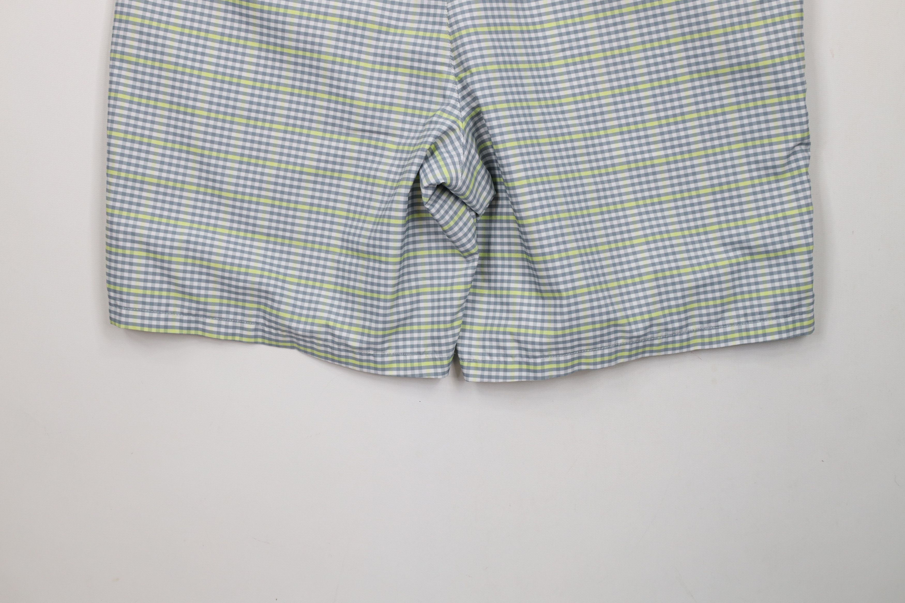 Puma × Vintage Puma Golf Cell Above Knee Golfing Chino Shorts Plaid Size US 32 / EU 48 - 15 Thumbnail
