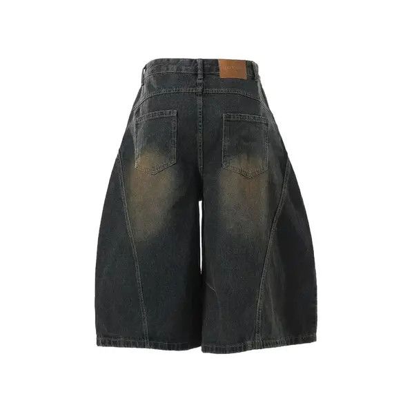 Vintage VIBE Vintage baggy washed silhouette machete denim shorts Size US 34 / EU 50 - 6 Thumbnail