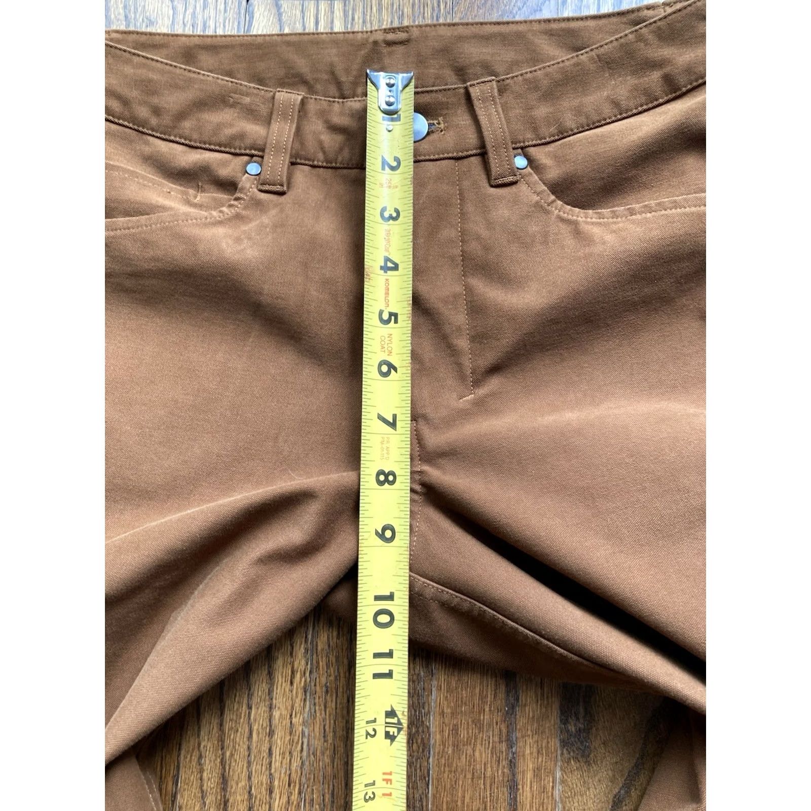 Lululemon Lululemon ABC Utilitech 5-Pocket Pant Mens 28x29 Brown Straight - Classic Fit, Flat Front, Button Zip, 5-Pocket Design, City Preppy Sports Size US 28 / EU 44 - 4 Thumbnail