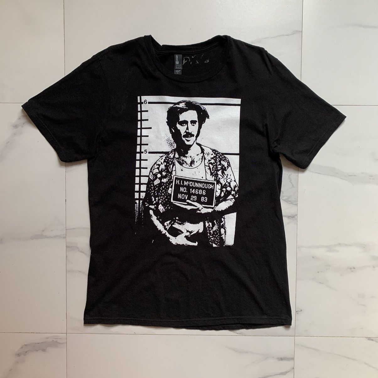 District Vision × Vintage Rising Arizona H.I. McDonough Nicolas Cage T-Shirt Size US L / EU 52-54 / 3 - 2 Thumbnail