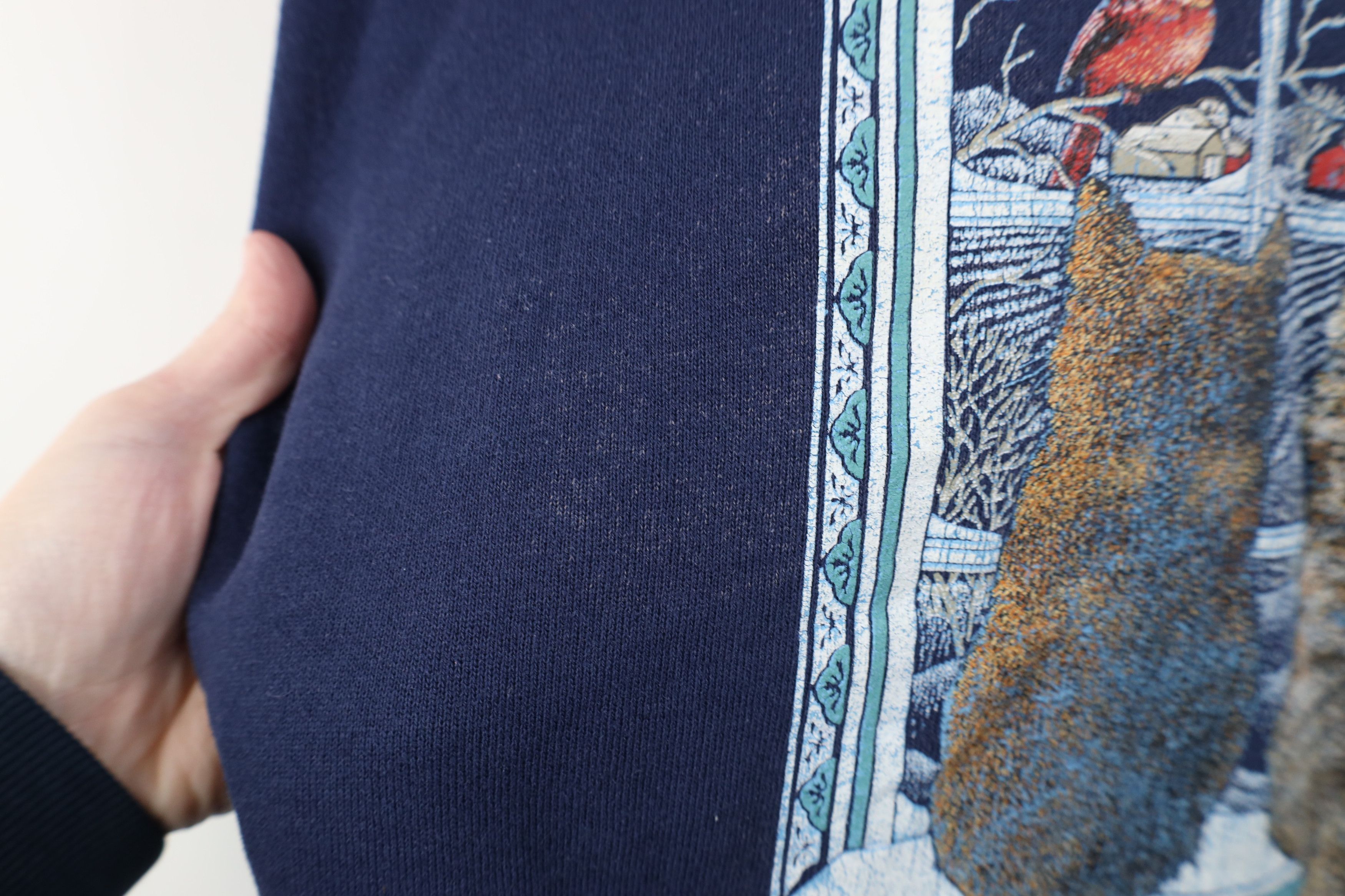 Vintage Vintage 90s Streetwear Cat Kitten Window Sweatshirt USA Size L / US 10 / IT 46 - 6 Thumbnail