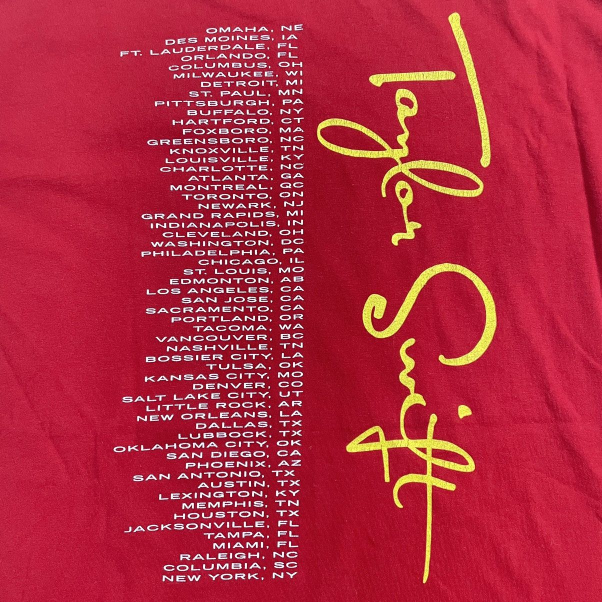 Band Tees Vintage Taylor Swift Speak Now Promo T-shirt Size US L / EU 52-54 / 3 - 5 Thumbnail