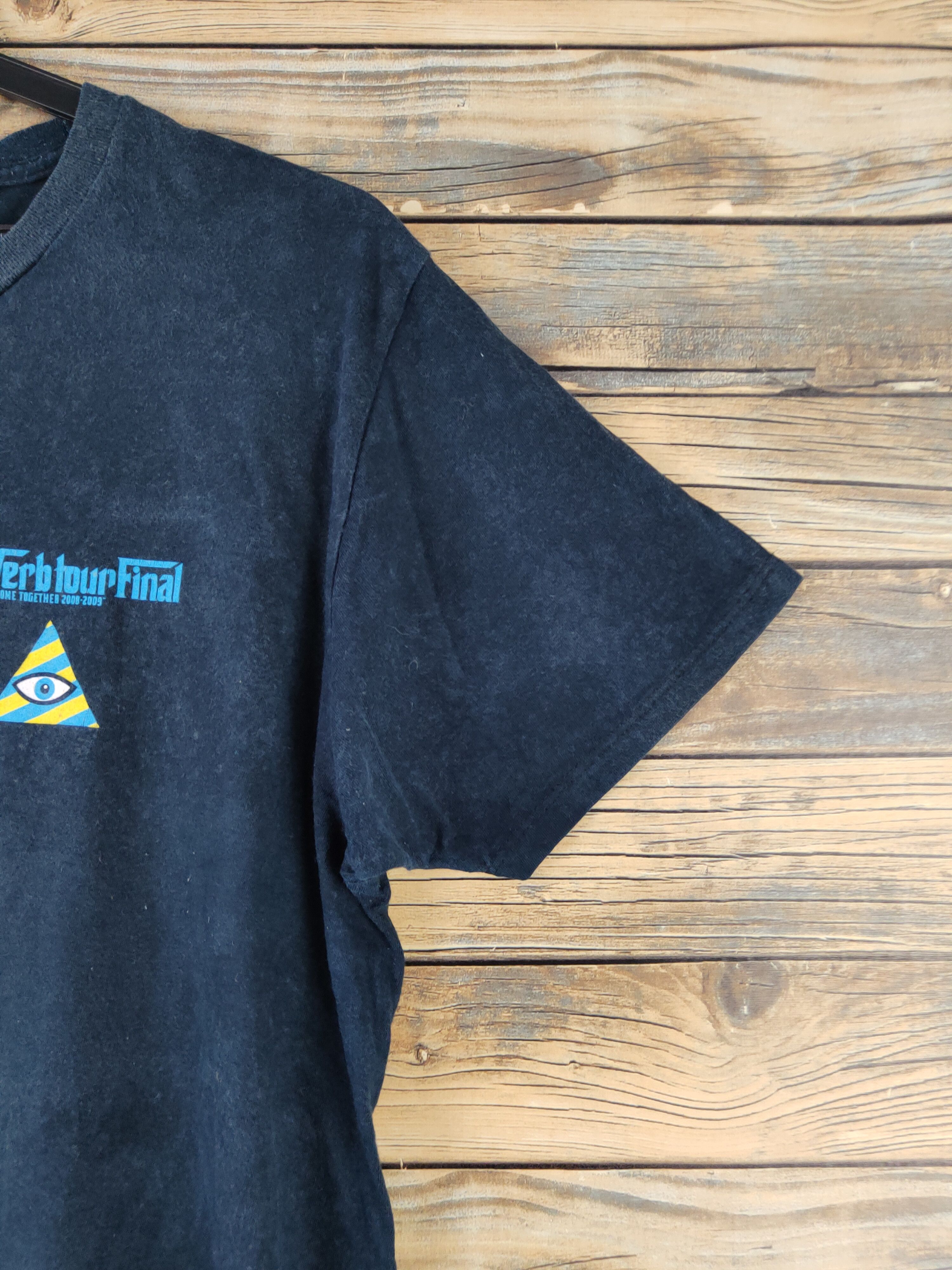Japanese Brand DL Glay Verb Tour Final Navy Short Sleeve T-shirt #1402 Size US L / EU 52-54 / 3 - 7 Thumbnail