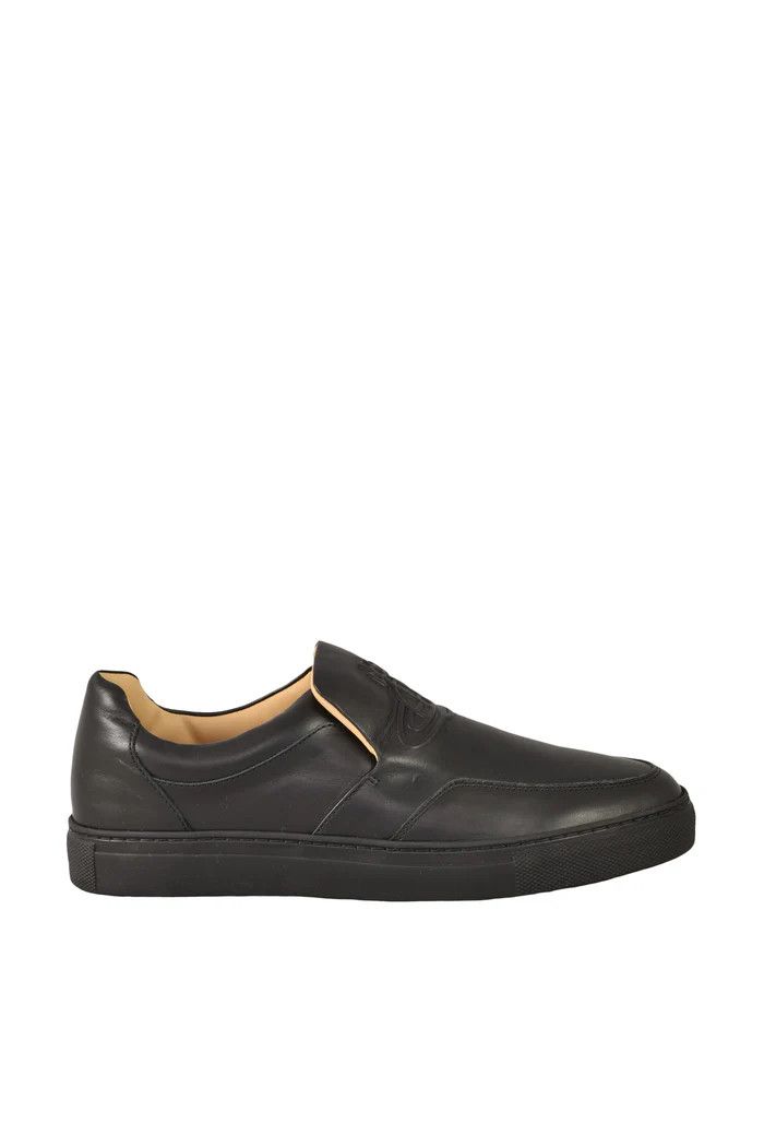 Vivienne Westwood o1y0525 Leather Low-Top Sneakers in Black Size US 8 / EU 41 - 1 Thumbnail