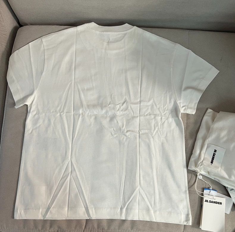 Jil Sander Jil Sander pure white short sleeve T-shirt Size S / US 4 / IT 40 - 2 Thumbnail