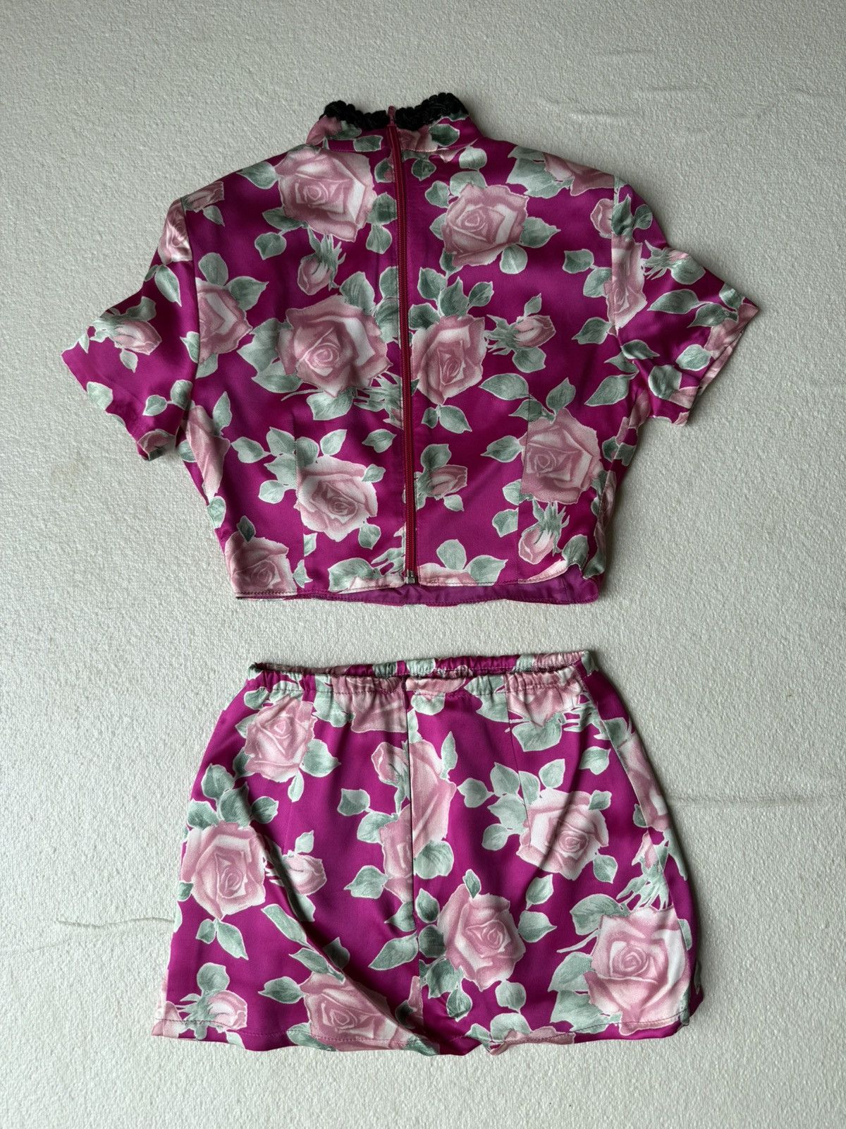 Alessandra Rich Alessandra Rich One of One Custom Kimono Dress Set Size XS / US 0-2 / IT 36-38 - 6 Thumbnail