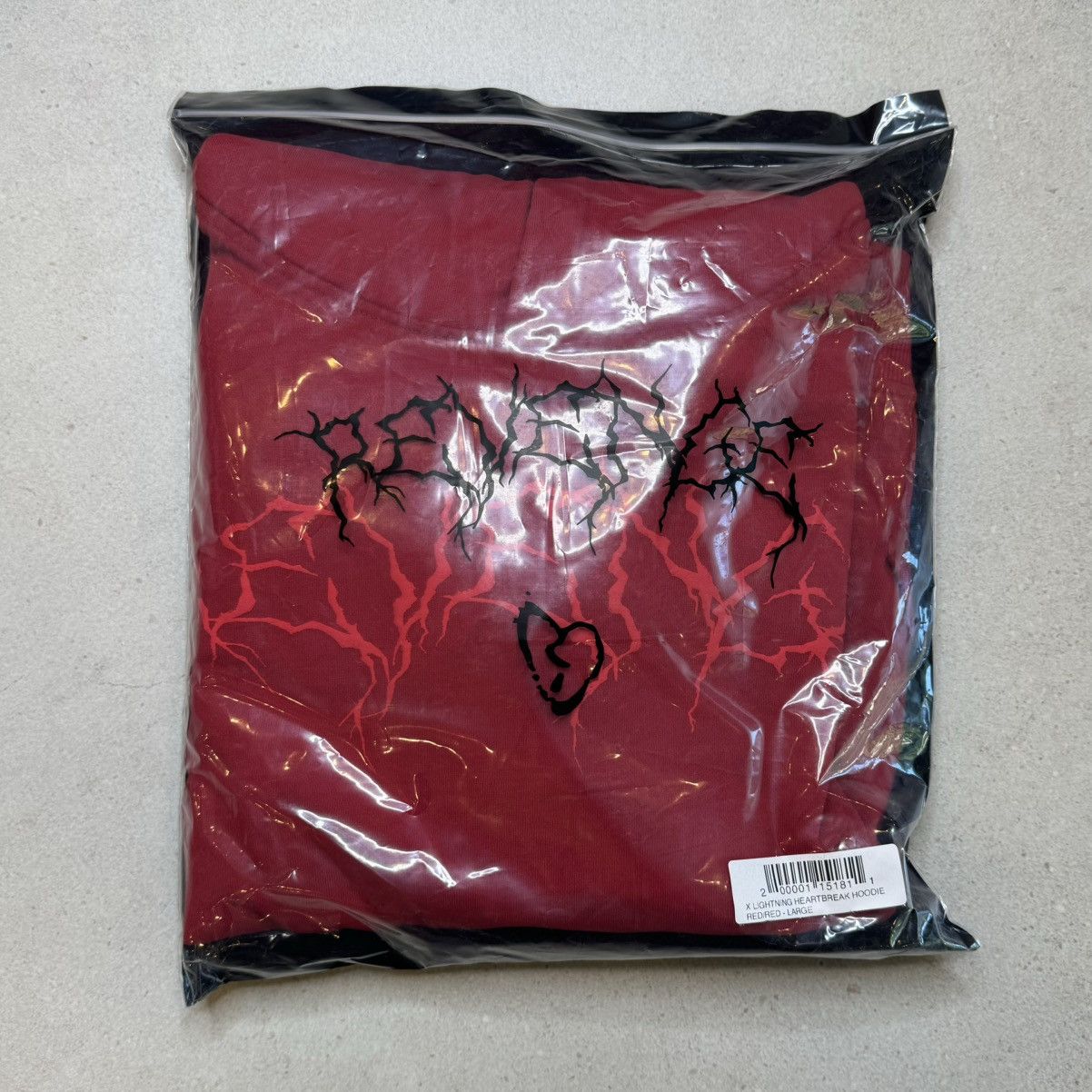 Revenge Revenge X Lightning Heartbreak Hoodie Red/Red SIZE LARGE Size US L / EU 52-54 / 3 - 3 Thumbnail