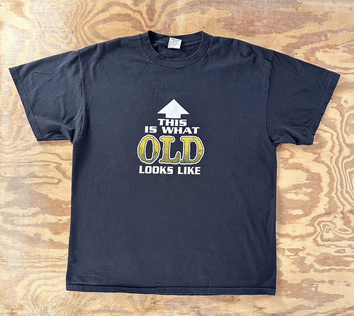 Delta × Designer Black Delta Weight 'This is what old looks like' Tee Size US XL / EU 56 / 4 - 1 Thumbnail