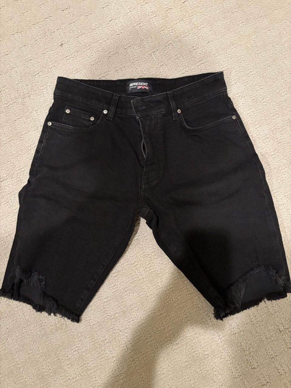 Represent Clo. Represent Shorts - Black - 31 Size US 31 - 1 Thumbnail