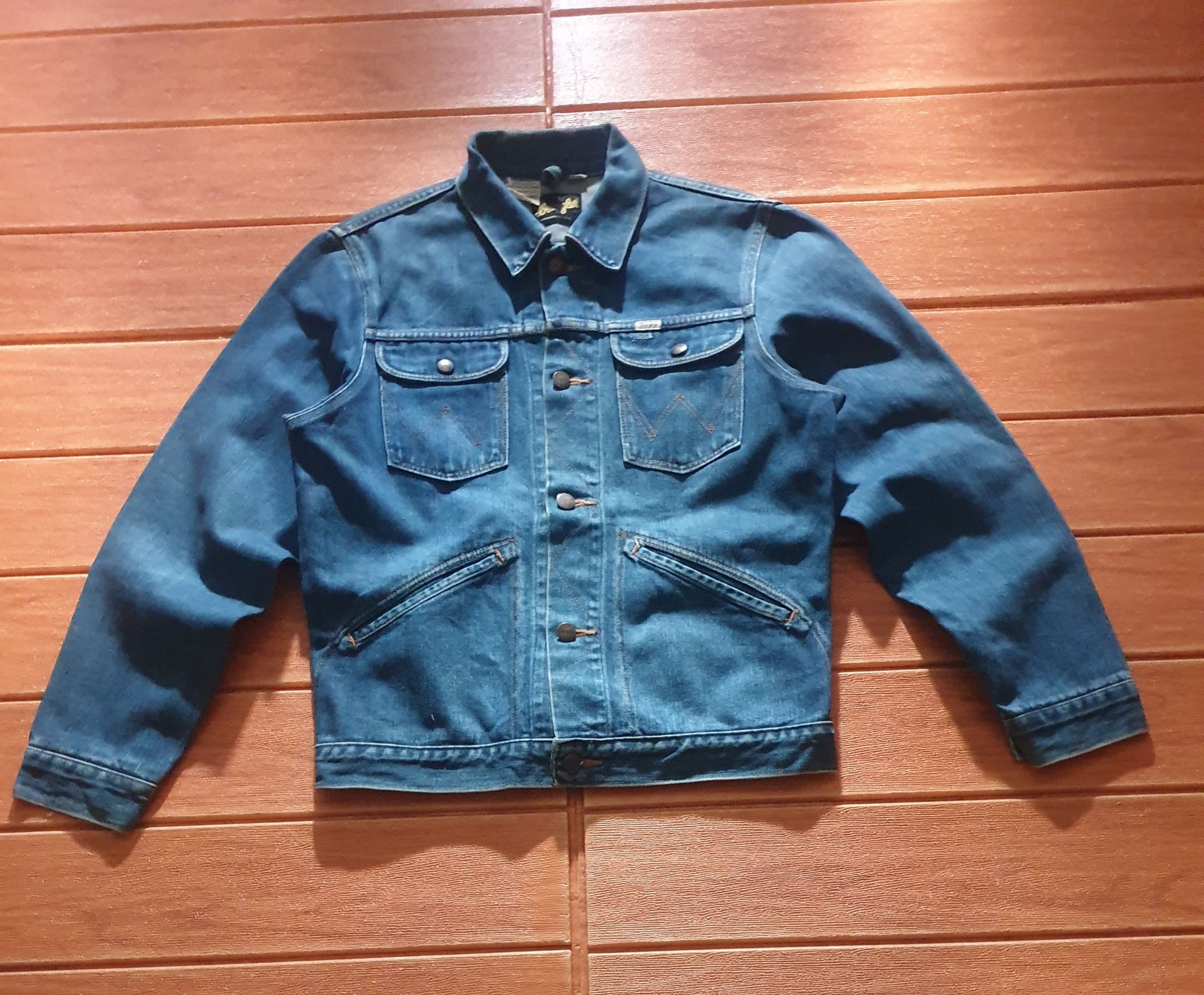 Wrangler 💥Vintage wrangler 124mj blue colour Jacket Size US M / EU 48-50 / 2 - 4 Thumbnail