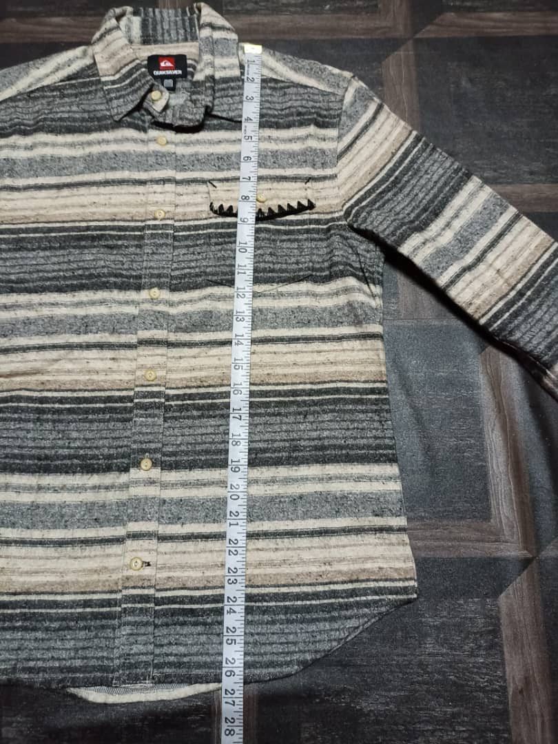 Flannel × Quiksilver Vintage Quiksilver Flannel Jacket Style Size M / US 6-8 / IT 42-44 - 11 Thumbnail