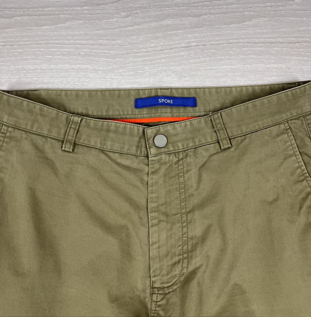 SPOKE Spoke London Heroes Build B Beige Cotton Pants Size US 34 / EU 50 - 7 Thumbnail