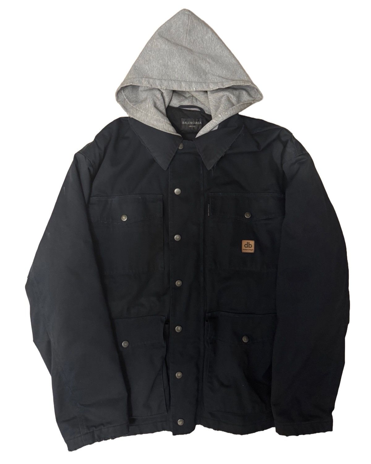 Balenciaga Balenciaga Double B Workwear Parka Size US L / EU 52-54 / 3 - 1 Thumbnail