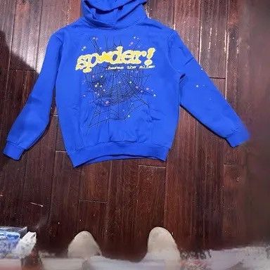 Other Blue Sp5der Hoodie Size US M / EU 48-50 / 2 - 3 Thumbnail