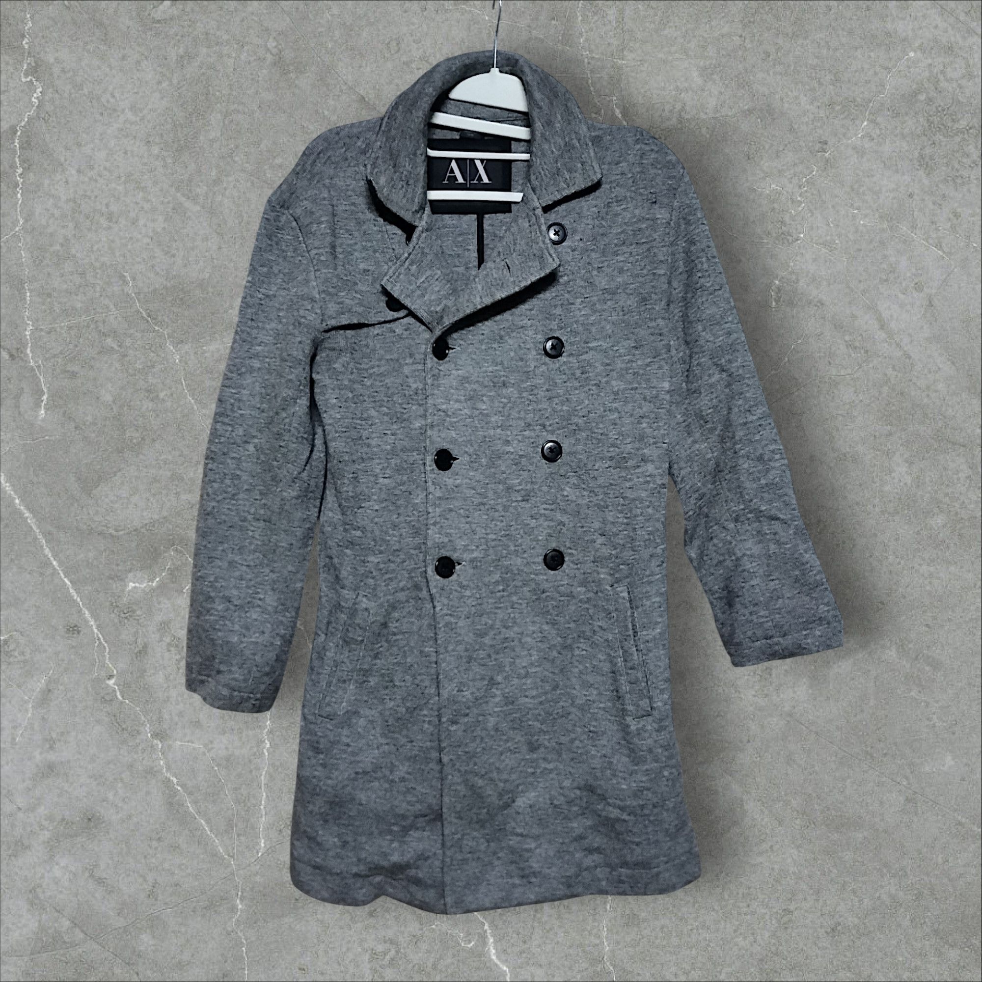 Armani Exchange Armani Exchange Trench Coat Spring Jacket Type Navy fashion Size XS / US 0-2 / IT 36-38 - 1 Thumbnail