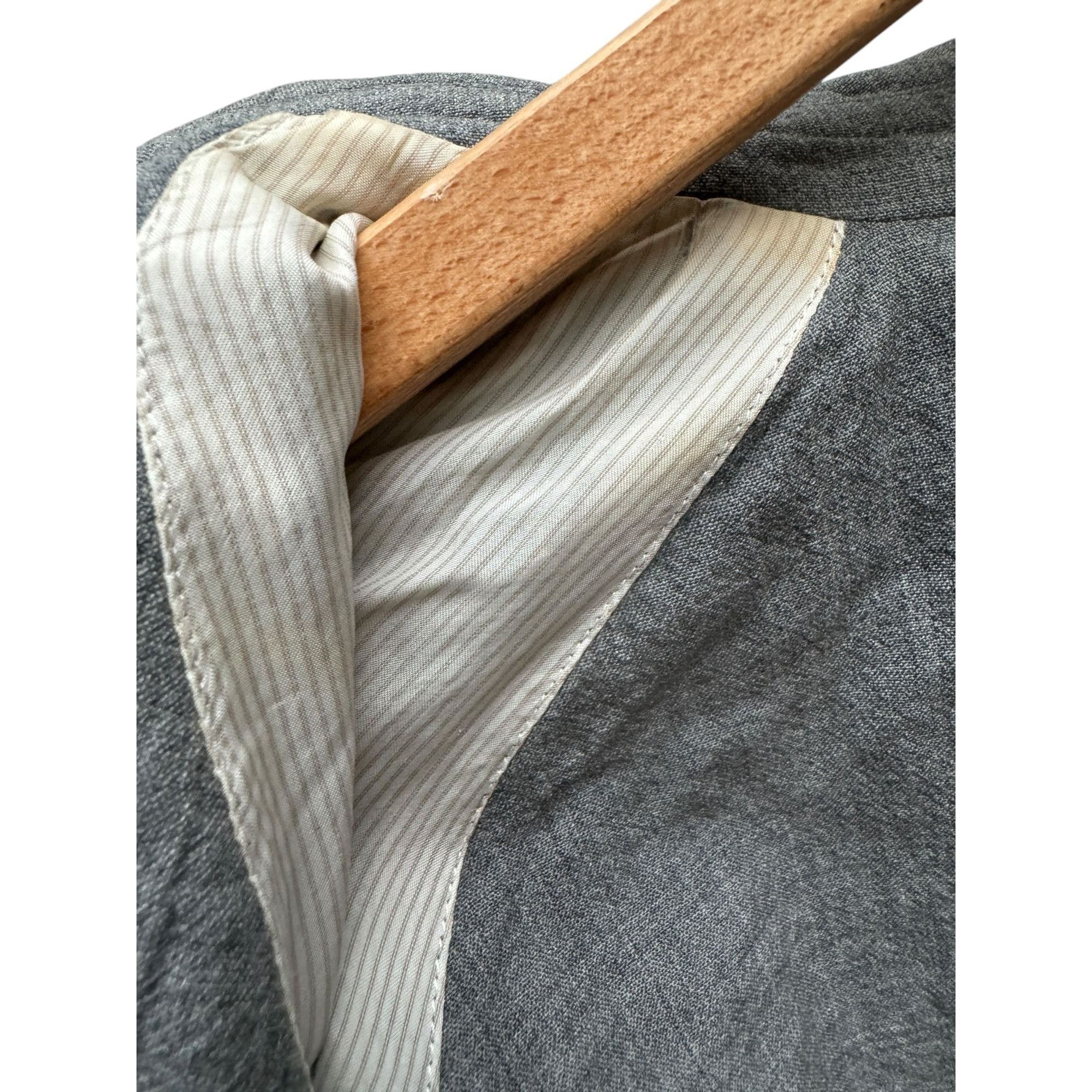 Jil Sander Grey Linen Cotton Coat Size M / US 6-8 / IT 42-44 - 6 Thumbnail