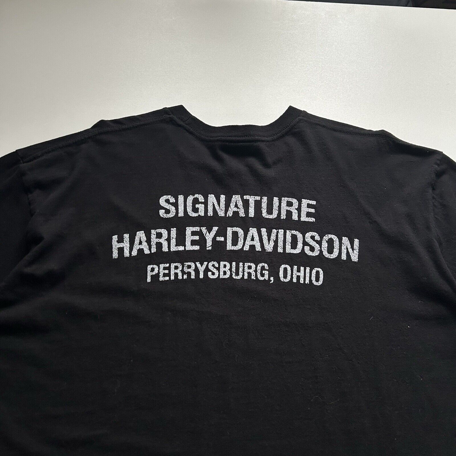 Harley Davidson Vintage Y2K Harley Davidson Motorcycles T Shirt 2XL Black Size US XXL / EU 58 / 5 - 4 Thumbnail