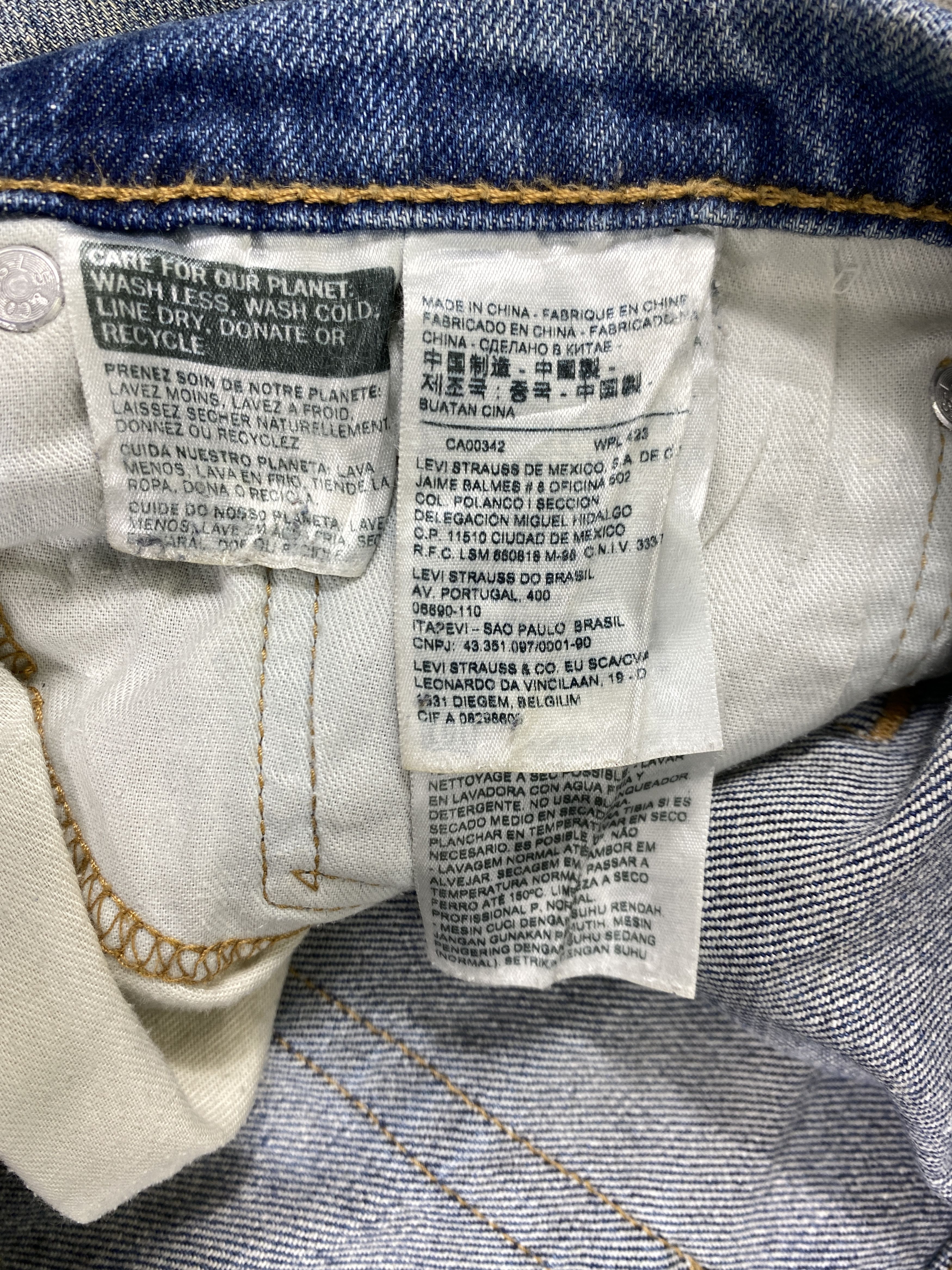 Levi's Faded Blue Vintage Levi's 513 Jeans 36x26.5 - JN3349 Size US 36 / EU 52 - 9 Thumbnail
