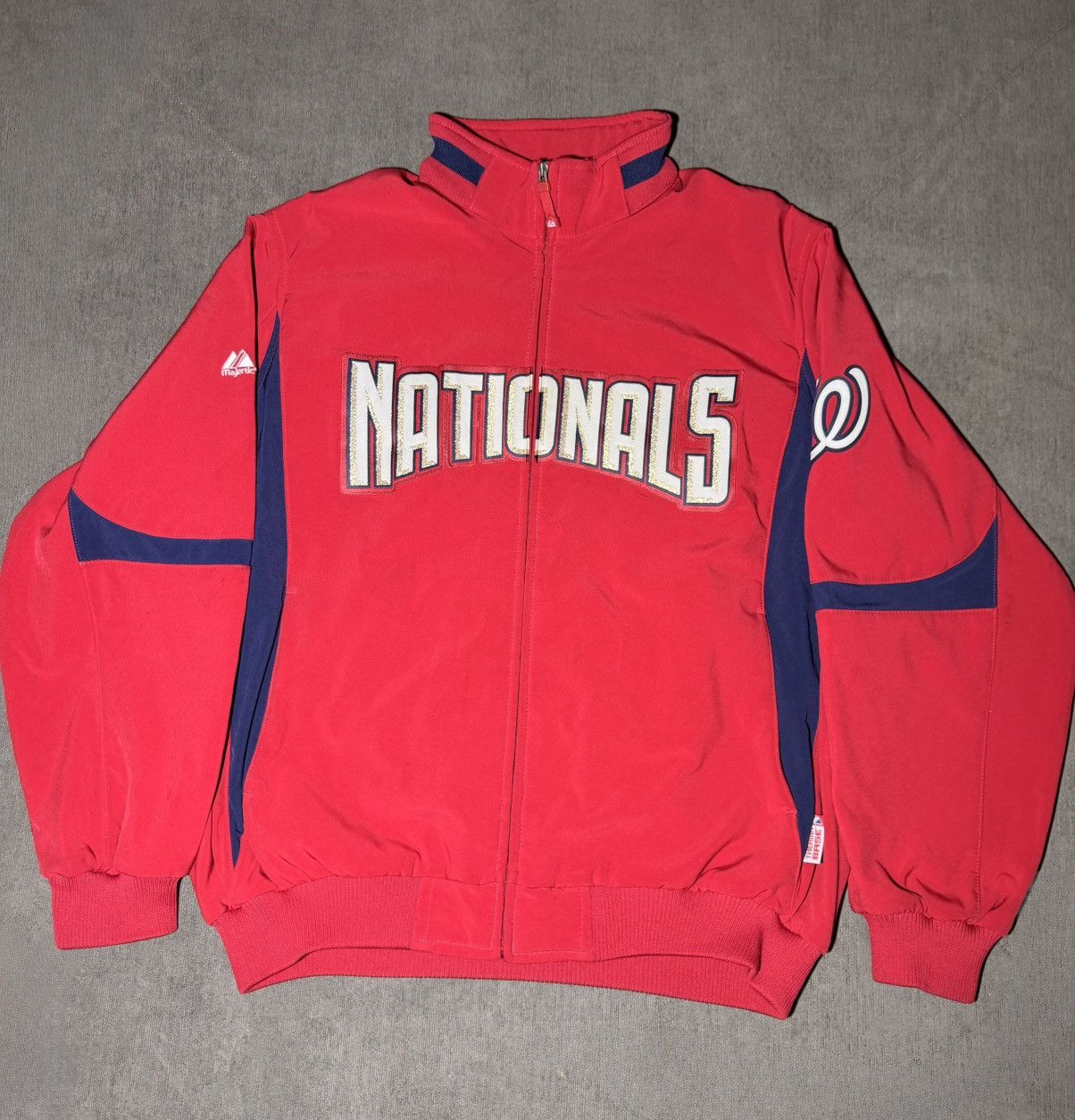 Majestic Majestic Washington Nationals full-zip jacket Size US XL / EU 56 / 4 - 1 Thumbnail