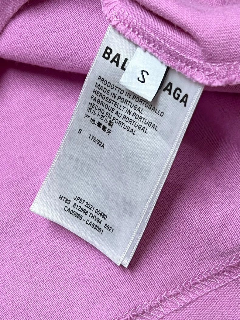 Balenciaga Balenciaga WFP Wheat Pattern Short Sleeve, Pink S Size US S / EU 44-46 / 1 - 4 Thumbnail