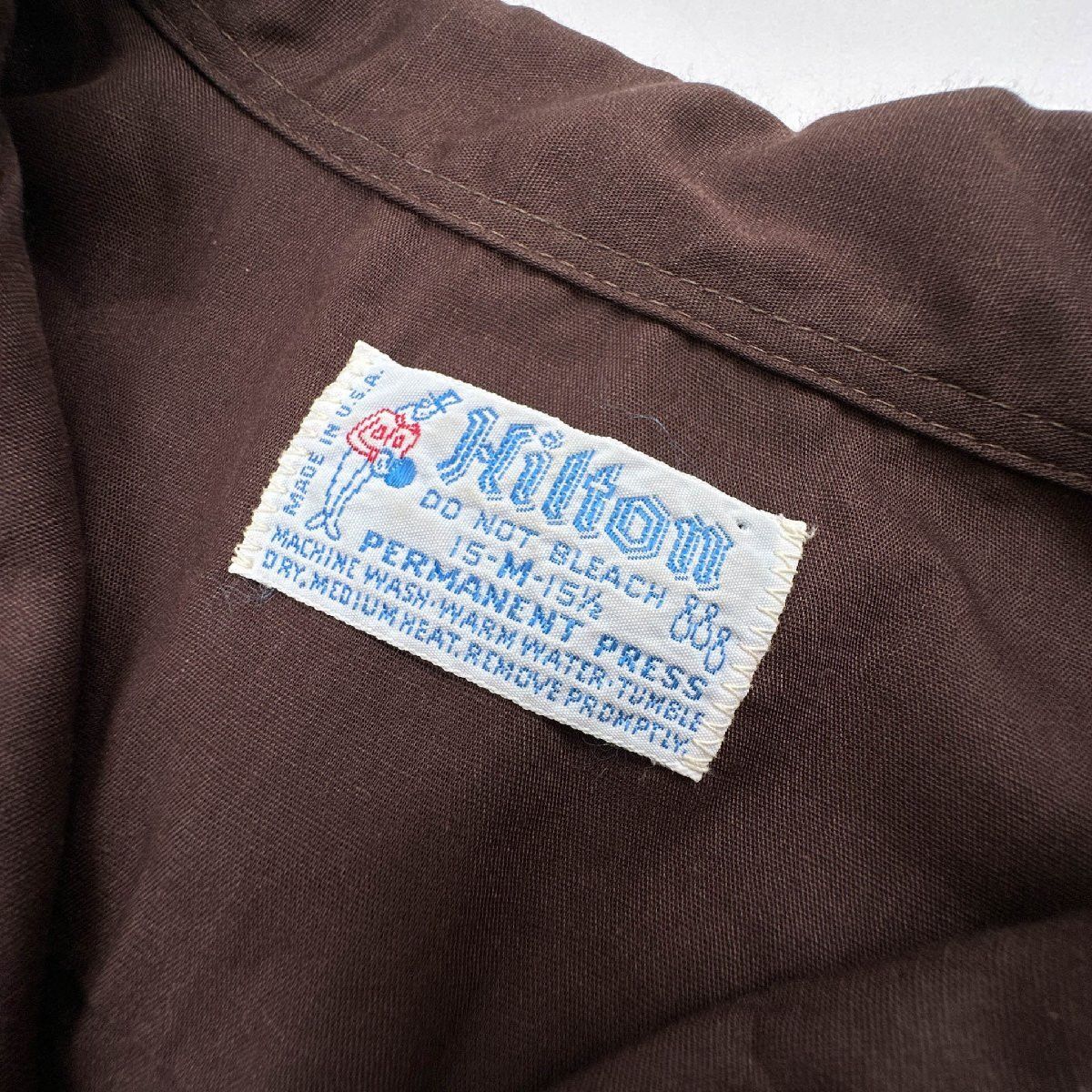Vintage Vintage 70's Hilton Bowling Shirt Made in USA Size US M / EU 48-50 / 2 - 4 Thumbnail