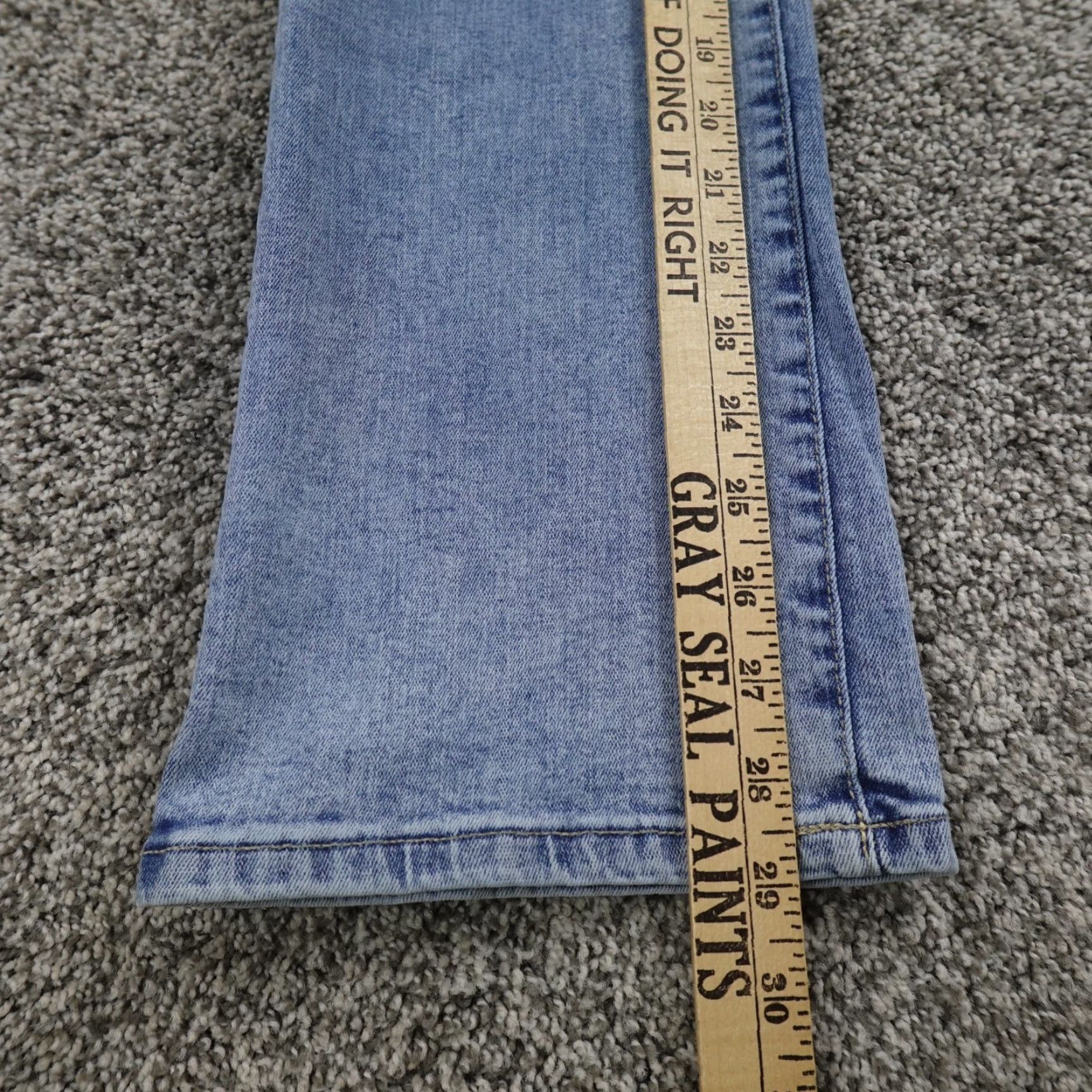 Gap Gap Jeans Womens 4 Light Blue Denim Mid Rise Boot Flare Western Stretch Jeans Mens? Size 27" / US 4 / IT 40 - 3 Thumbnail