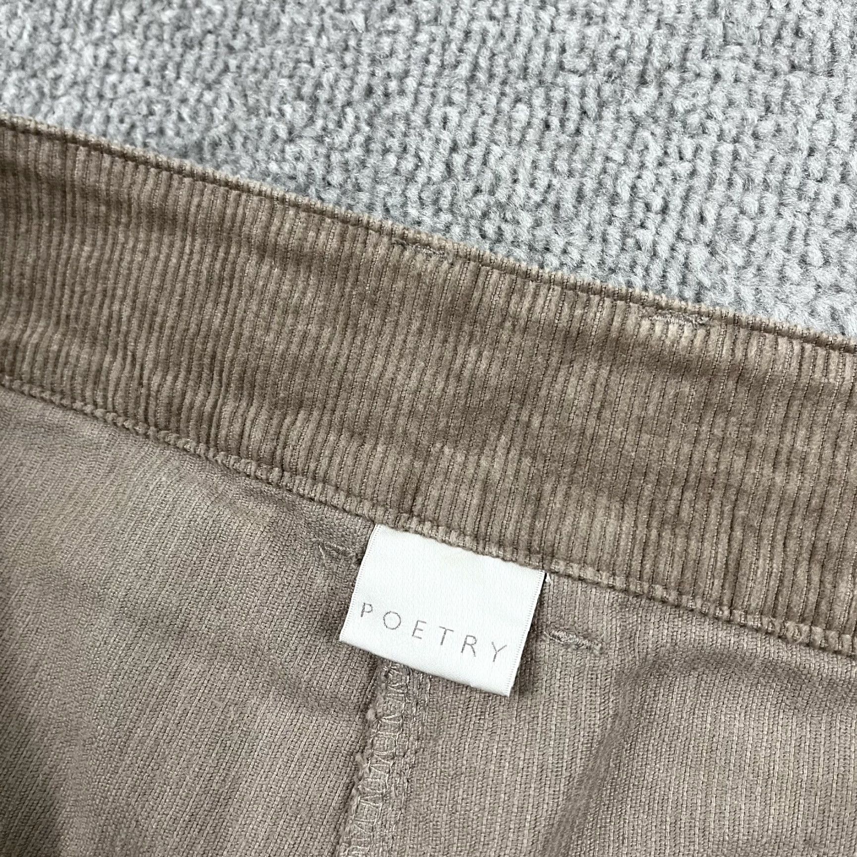 Vintage VINTAGE Poetry Pants Women's Brown Corduroy Hemp Organic Cotton Wide-Leg Ankle 16 W42 L30 Ladies Size 38" / US 16 / IT 52 - 2 Thumbnail