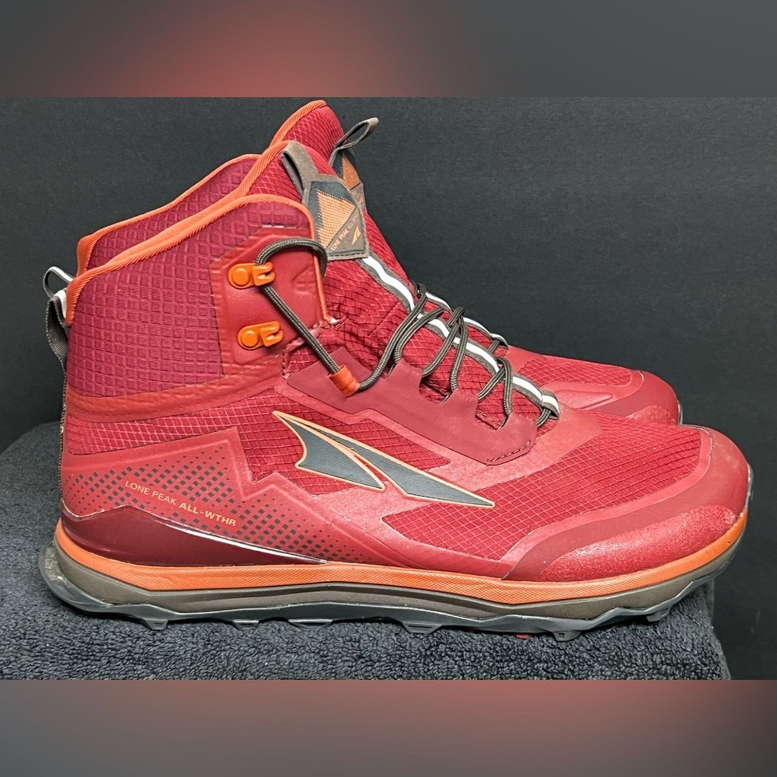 Altra Altra Lone Peak All-WTHR Mid Hiking Boots Men's Sz 12 Marron Size US 12 / EU 45 - 1 Thumbnail