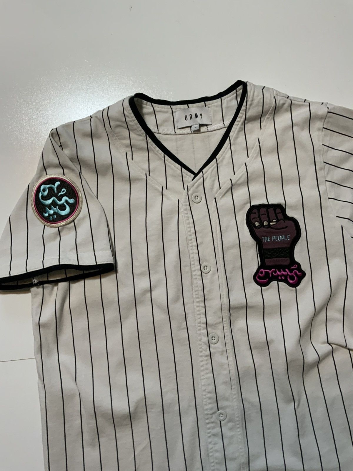 Other Grimey The Infamous GRMY The People Striped Baseball Jersey Size US M / EU 48-50 / 2 - 5 Thumbnail