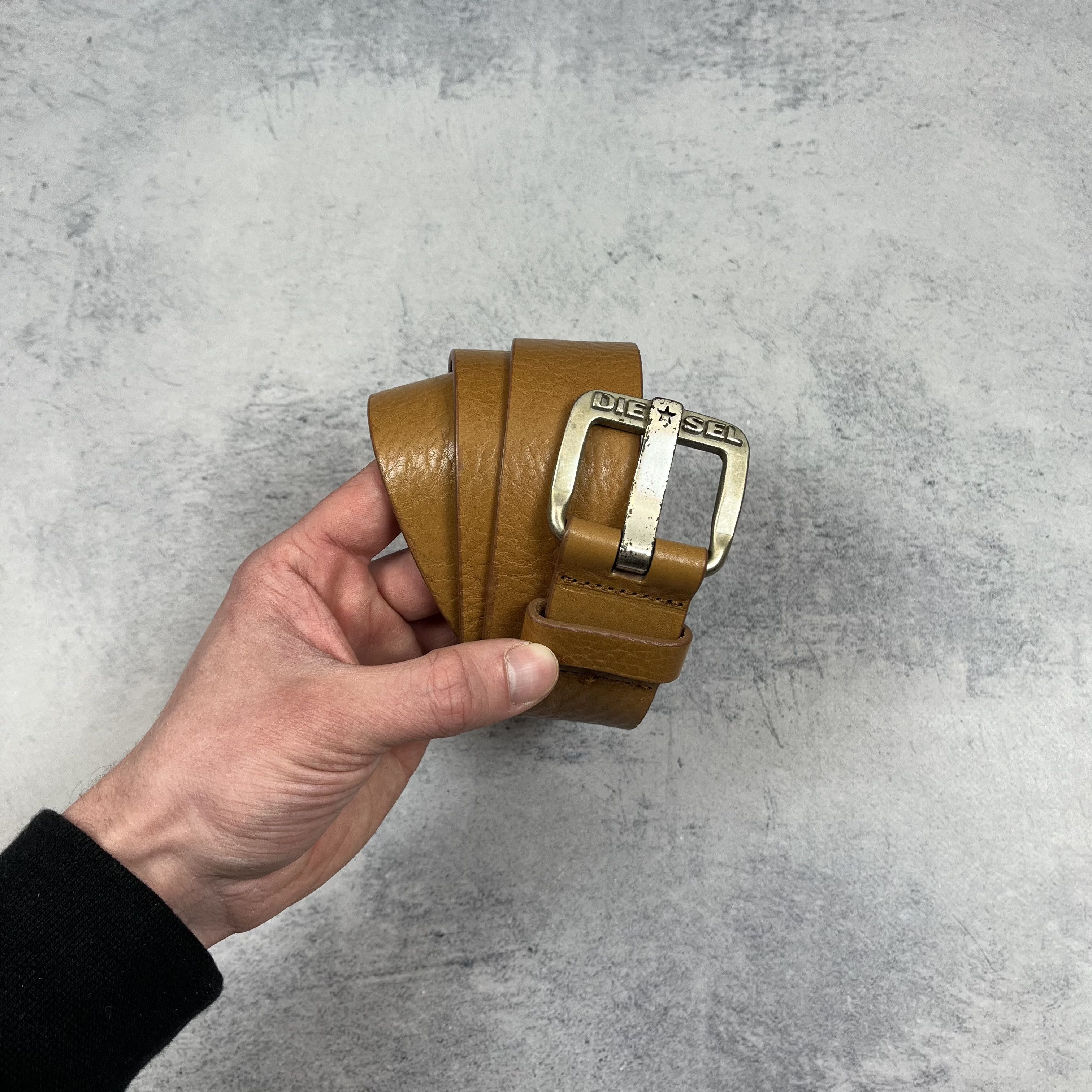 Diesel Vintage Diesel B-Star Leather Y2K Belt 2000’s Size ONE SIZE - 2 Thumbnail