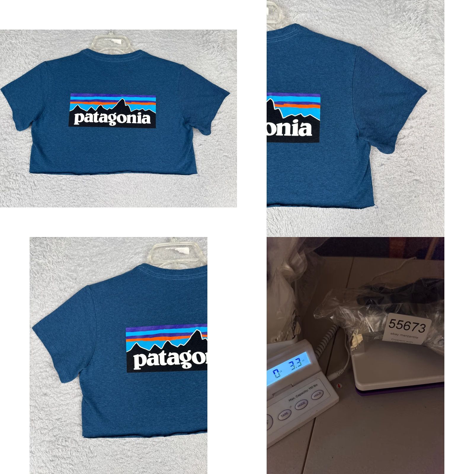 Patagonia Patagonia Shirt Men Adult Small Blue Short Sleeve Crew Cotton Polyester Blend Distressed Logo T-Shirt Outdoor All Seasons Breathing Size US S / EU 44-46 / 1 - 9 Thumbnail