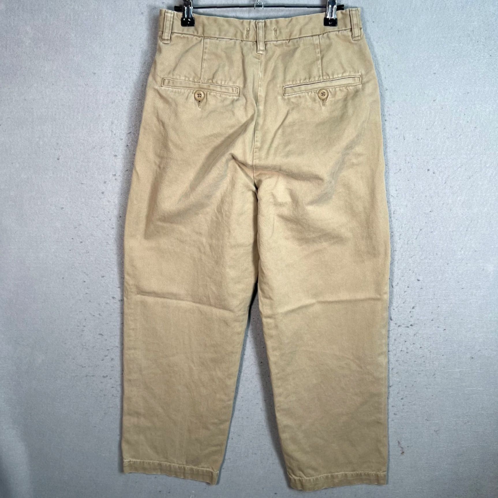 Carhartt Carhartt Beige Pants Women Size 27 Chino Canvas Straight Leg 27" Inseam Casual Workwear Size 27" / US 4 / IT 40 - 2 Thumbnail