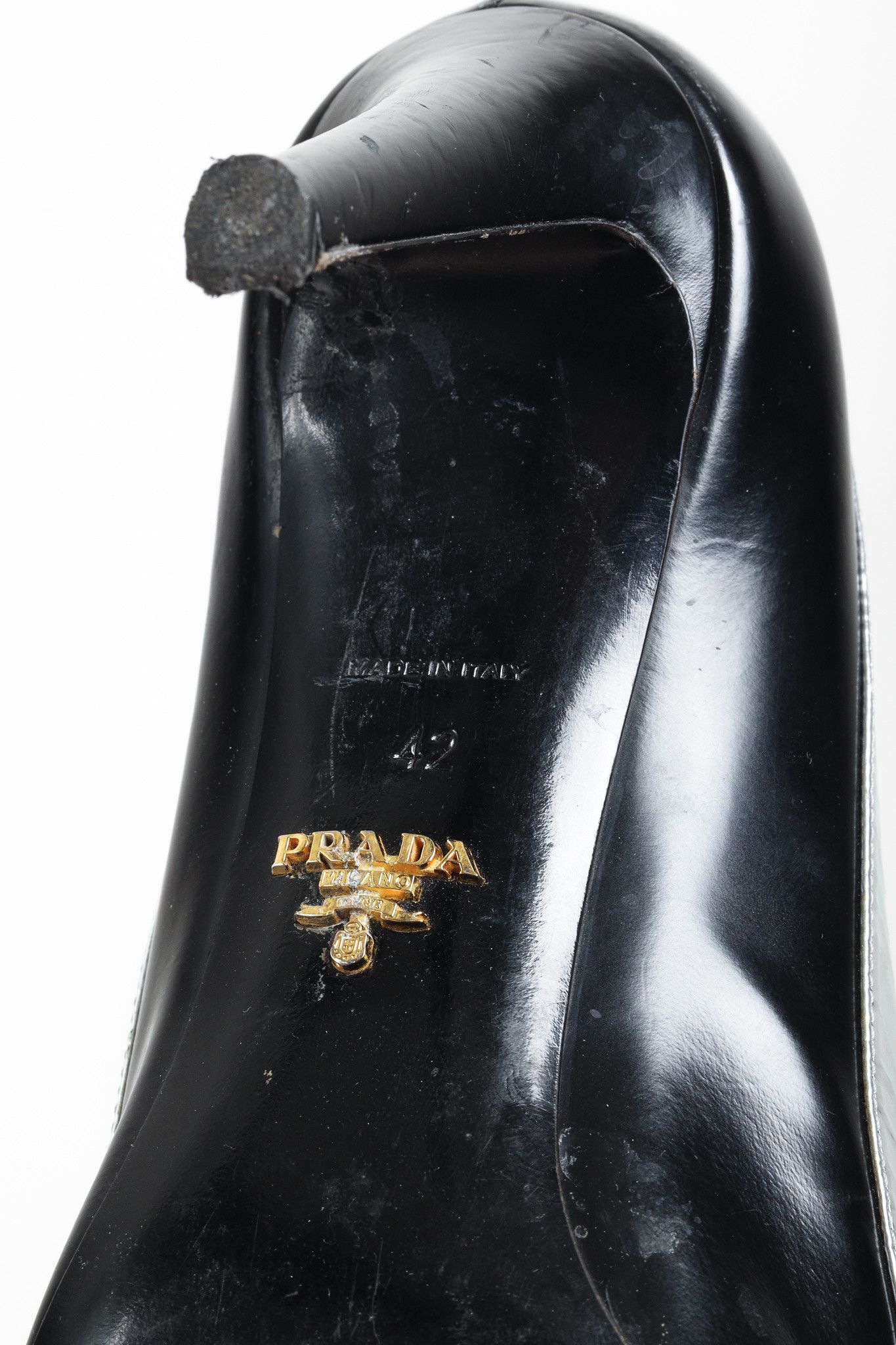 Prada Prada Metallic Rim Point Toe Stiletto Heels Size US 11 / IT 41 - 5 Thumbnail