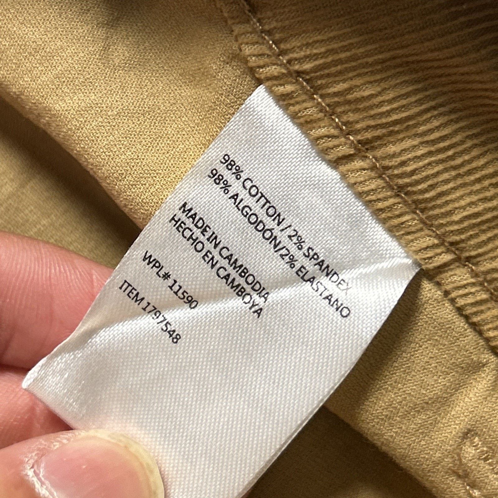 Weatherproof Deadstock Corduroy Beyond Baggy Pants Womens 6 34x30 Wide Size 28" / US 6 / IT 42 - 7 Thumbnail