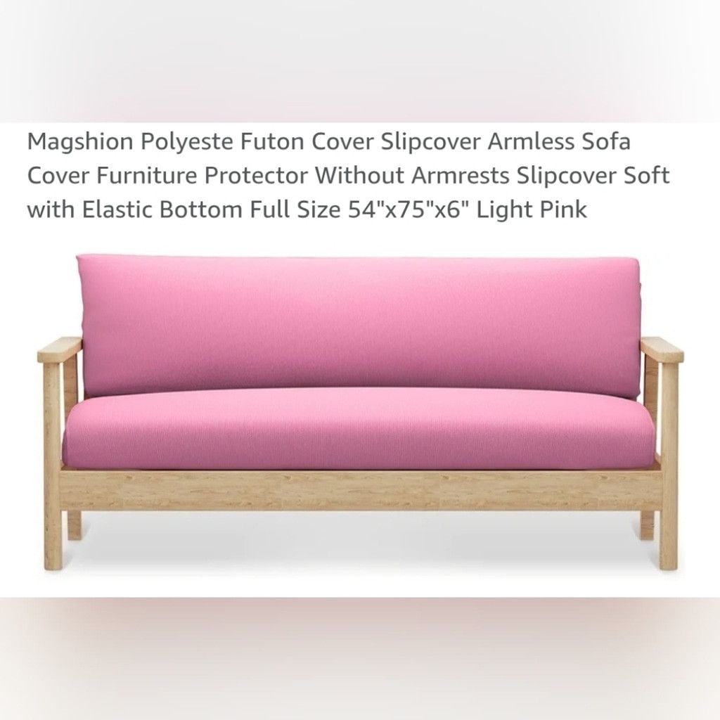 The Unbranded Brand Magshion Pink Full Size Futon Cover NWT Size ONE SIZE - 1 Thumbnail