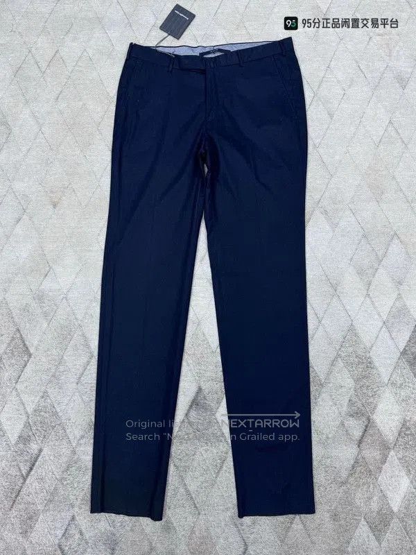 Ermenegildo Zegna Zegna Sea Island Cotton Slim Straight Trousers. Size US 32 / EU 48 - 4 Thumbnail