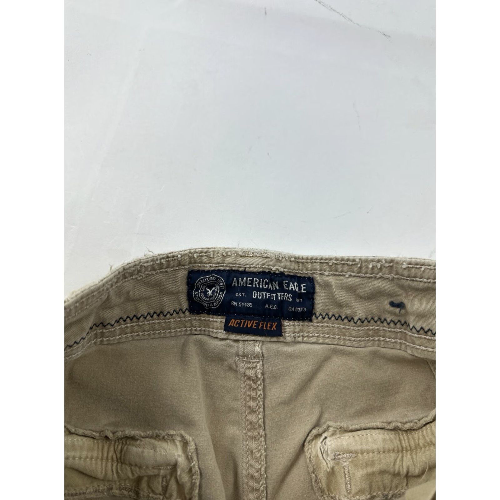American Eagle Outfitters VINTAGE American Eagle Cargo Shorts Mens 28 Khaki Classic Y2K Casual Size US 28 / EU 44 - 3 Thumbnail