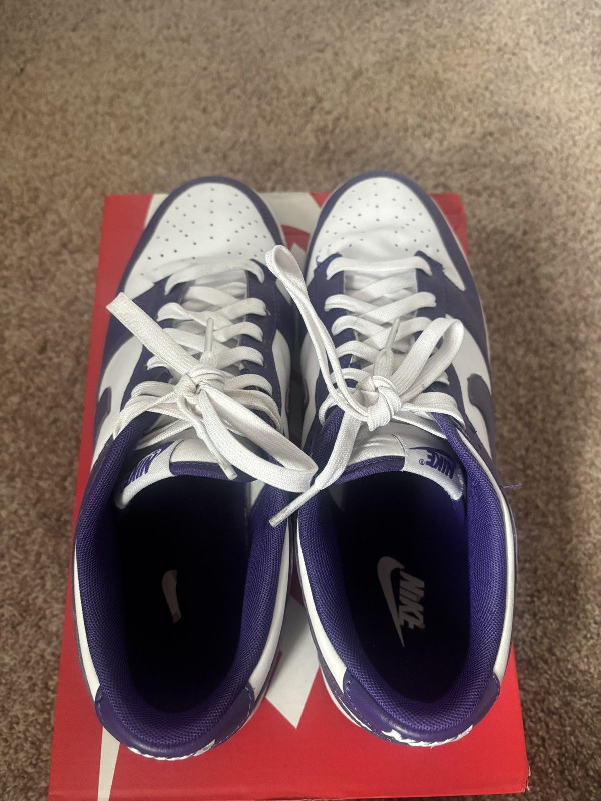 Nike Nike Dunk Low Championship Purple Size US 11 / EU 44 - 6 Thumbnail