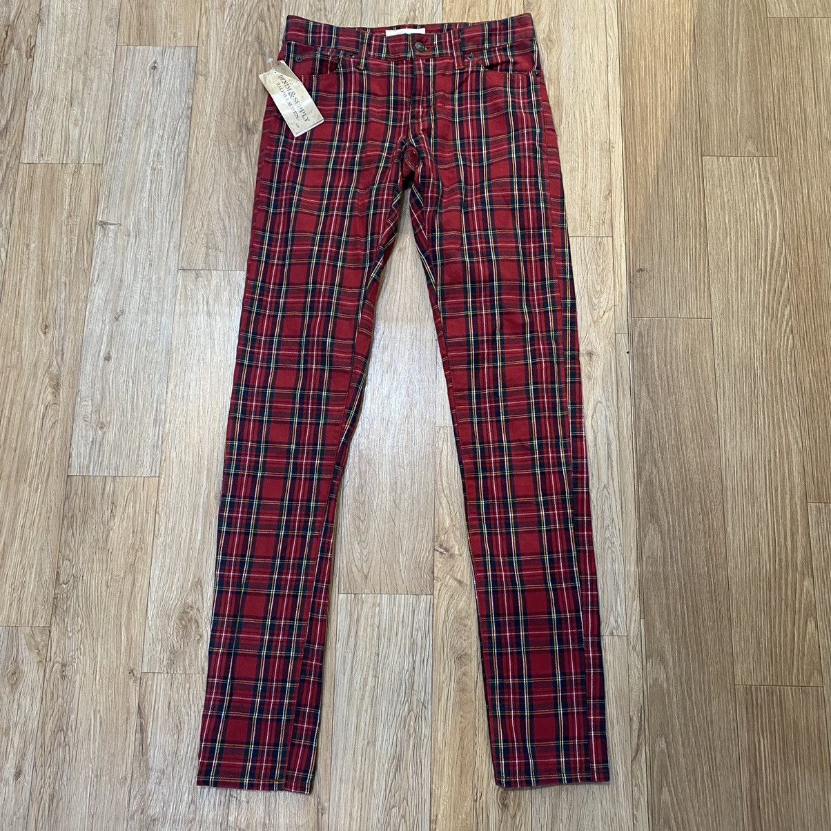 Denim & Supply Ralph Lauren 2000s - Denim & Suplay RALPH LAUREN Tartan Pants Size US 26 / EU 42 - 1 Thumbnail