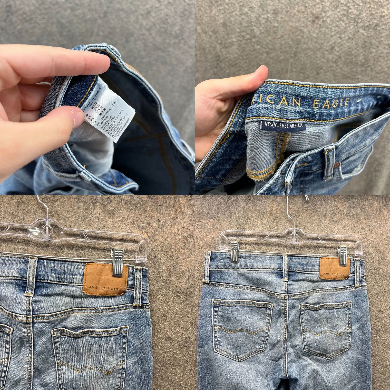 American Eagle Outfitters American Eagle Outfitters Jeans Mens 30x30 Blue Denim Slim Distressed Regular Inseam 30 Size US 30 / EU 46 - 8 Thumbnail