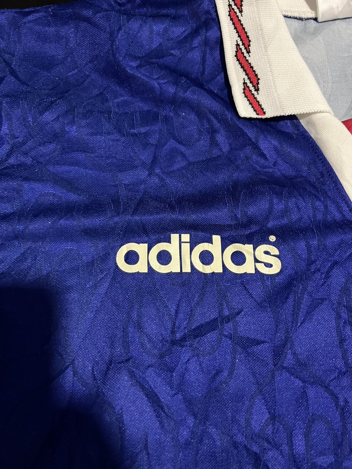 Adidas × Japanese Brand × Vintage Japan 1997 Home Jersey (Used for World Cup 1998 Qualifier) Size US XL / EU 56 / 4 - 6 Thumbnail