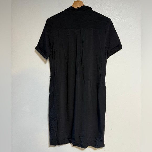 Theory Theory Black Button-Down Shirt Dress with Belt - Size 4 Size S / US 4 / IT 40 - 8 Thumbnail