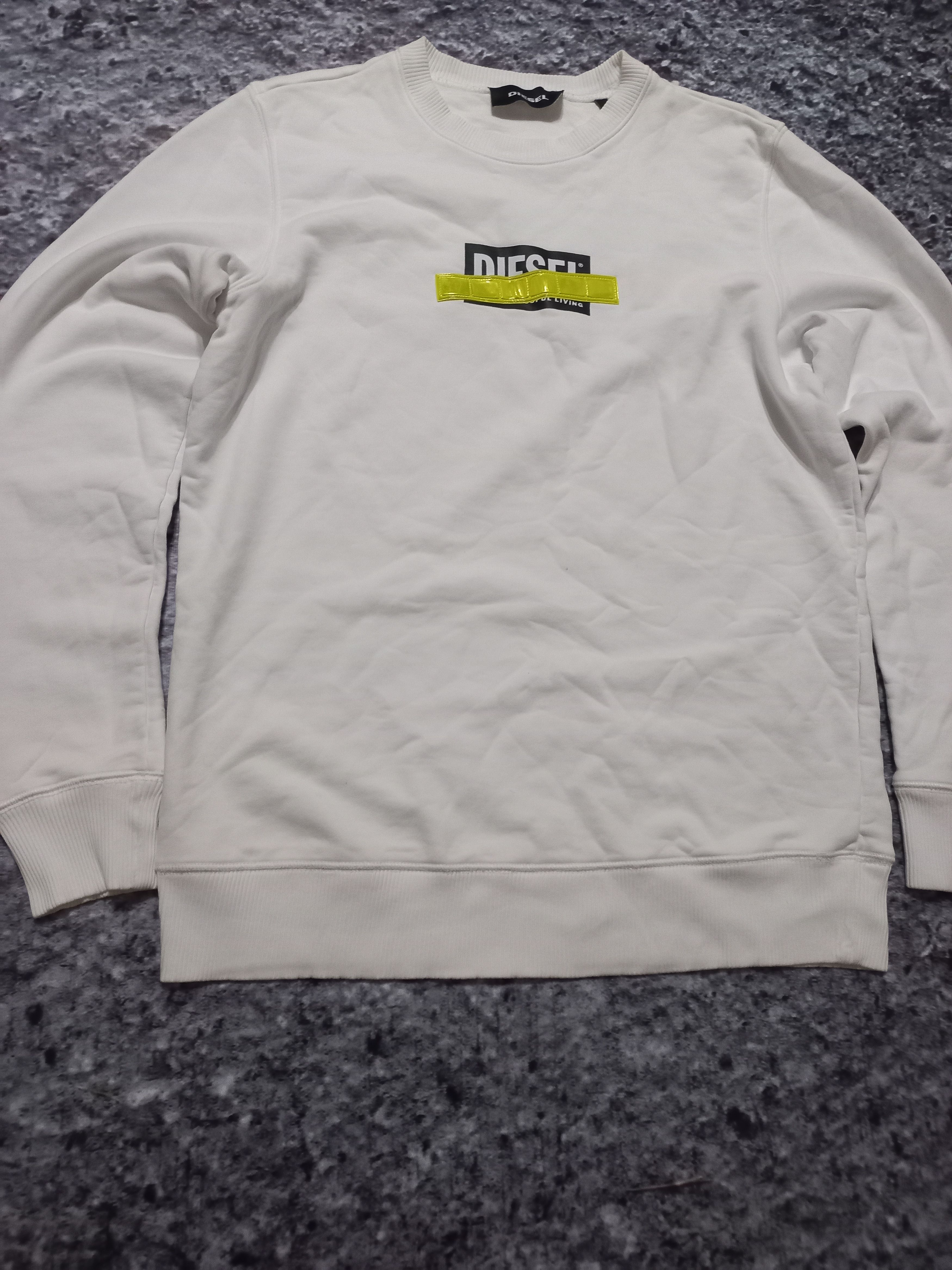 Diesel × Vintage Diesel sweatshirt, white with logo Size US S / EU 44-46 / 1 - 2 Thumbnail