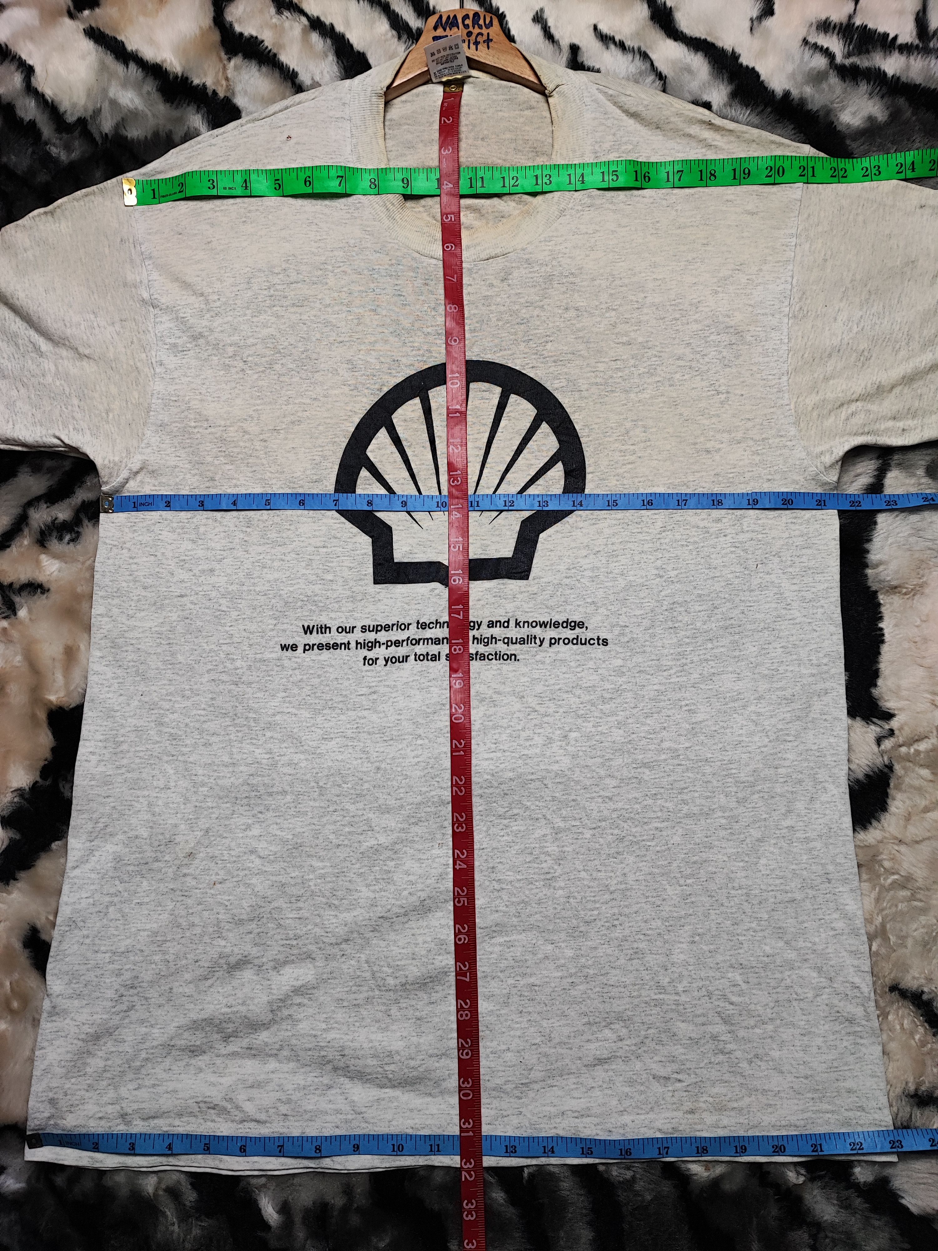 Fruit Of The Loom × Vintage Vintage Shell Tshirt Fruit of the loom Size US L / EU 52-54 / 3 - 16 Thumbnail