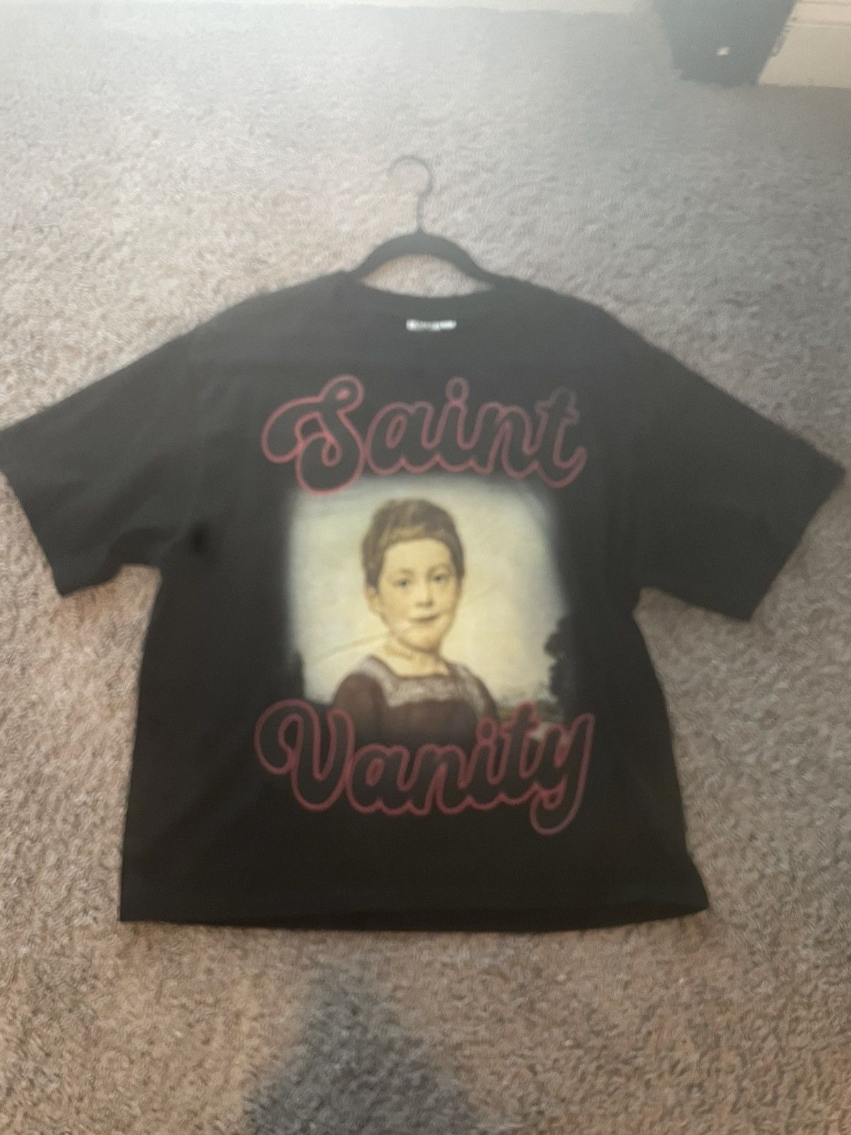Saint Vanity Black Red T Shirt