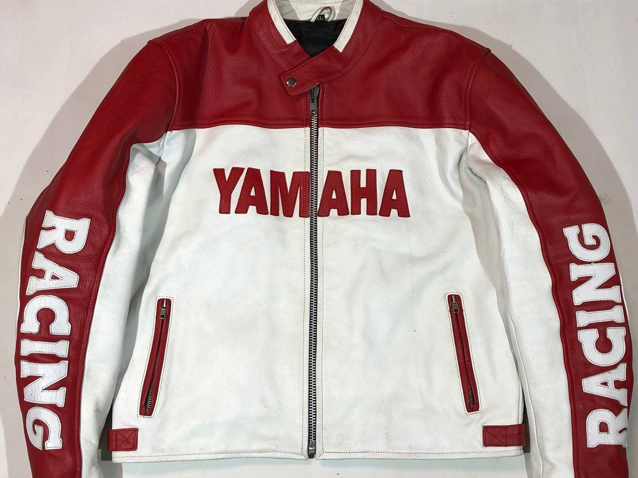 Yamaha Yamaha Moto Vintage Leather Racing Jacket Size US XL / EU 56 / 4 - 11 Thumbnail